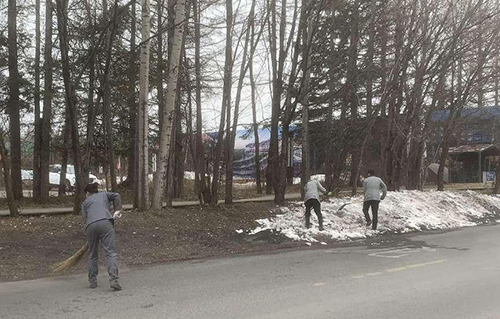 “文明健康、綠色環(huán)?！睈蹏?guó)衛(wèi)生整潔行動(dòng)